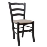 Scaun Paesana - cadru wenge - stofa K8 - crem