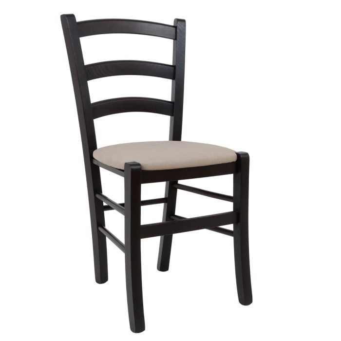 Scaun Paesana - cadru wenge - stofa K8 - crem