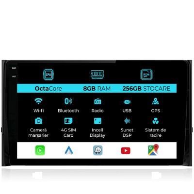 Navigatie Dedicata Skoda Kodiaq (2016-2024), Incell 10Inch, 8Gb Ram, 256Gb Stocare, Carplay foto