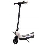 Cumpara ieftin Trotineta electrica pentru copii Kinderauto BJKL168, 45W, 12V 7Ah, lumini ambientale, roti moi, alba