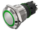 Comutator anti-vandalism SPDT, 2 poziții, IP67, iluminare LED