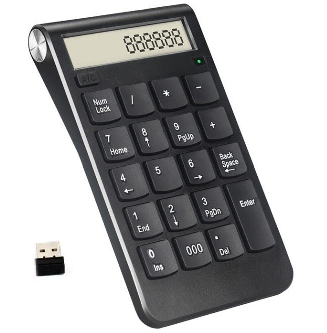 Mini Tastatura Numerica Wireless cu Display Andowl