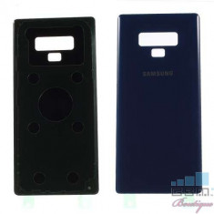 Capac Baterie Spate Cu Adeziv Sticker Samsung Galaxy Note 9 N960 Albastru foto