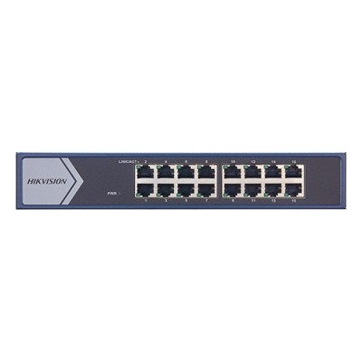 Switch 16 porturi Gigabit - HIKVISION DS-3E0516-E SafetyGuard Surveillance foto