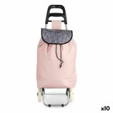 Cărucior de cumpărături Kinvara Roz 3,3 L 20 x 95 x 34 cm (10 Unități)