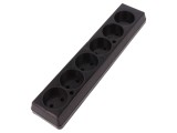 Conector Alimentare AC Mamă Splitter 2P 250V 16A Negru