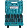 Makita E-16586 Set 14 tubulare adanci impact Black 1/2, 10-32mm ProAdvanced PowerfulTools