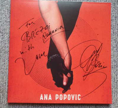 Vinil original Ana Popovic, cu dedicatie si autograf original Brezoi 2023, nou foto