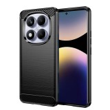 Husa Xiaomi Redmi Note 14 Pro 4G Asteroid GSM Carbon Silicone, negru