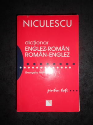 Georgeta Nichifor - Dictionar Englez-Roman / Roman-Englez (2016) foto