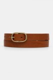 Levi&#039;s curea femei, culoarea maro, 002G7-0002