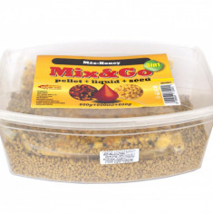 Timar - Pelete MIXGO Pellet Box 3 in 1 Miere (600g pelete + 600ml aroma + 600g seminte)