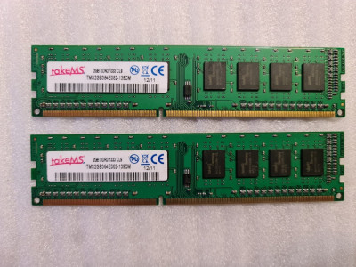 Memorie RAM desktop TakeMS 2GB, DDR3, 1333MHz, CL9 - poze reale foto