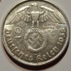 Germania Nazista 2 reichsmark 1938 B argint, Europa