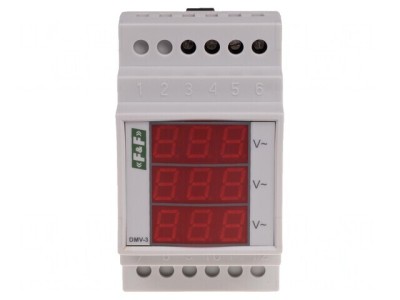 Voltmetru Digital LED 100-265V&amp;plusmn;1% DMV-3RMS foto