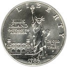 Statele Unite (SUA) 1 Dolar 1986- Liberty, Argint 26.73g/900, Aoc1 KM-214 UNC !! foto