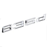 Emblema 635d pentru spate portbagaj BMW, chrom