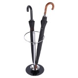 Cumpara ieftin Suport umbrele crom sticla neagra Oldo 26x26x60 cm