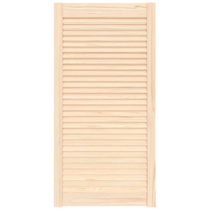 Usa de dulap cu design lambriu, 99,3x49,4 cm, lemn masiv de pin