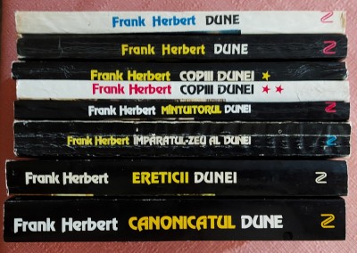 Seria Dune 6 titluri, 8 volume. Editura Nemira, 1993, 1994,1995, 1996 - Frank Herbert foto