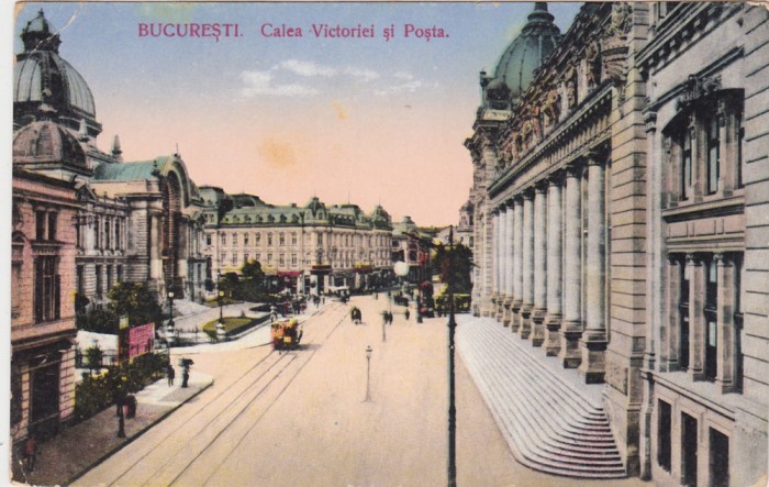 CP Bucuresti Calea Victoriei si Posta ND(1922)