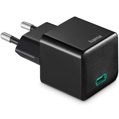Incarcator Rapid Mini Hama , USB-C, Pd/Qualcomm&amp;reg;, 20W, Negru foto