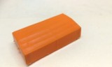 bnk jc Matchbox 1E/F Mercedes truck orange plastic canopy repro