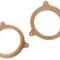 Set 2 distantiere pentru difuzoare auto, 165mm, MDF, Renault -