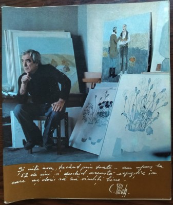 CONSTANTIN PILIUTA LA 52 ANI, DALLES 1981 (CATALOG 180 lucrari/52 pag/38 reprod) foto