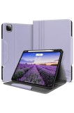 Carcasă HOLIMET pentru iPad Pro 12.9 2022 a 6-a generație cu suport pentru stilou, carcasă din piele PU și spate din TPU pentru 2021/2020/2018, carcas