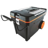 Cumpara ieftin Cutie din plastic pentru scule, pe roti, 630 x 390 x 420 mm
