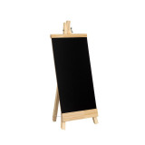 Tabla decorativa neagra, 18x40 cm, suport Sevalet, ATU-083223