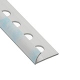 Profil PVC margine gresie si faianta marmorata, 0085mac, albastru, 8.5 mm, 2.6 m