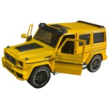 Macheta Mercedes G class galben sunet lumini deschide usile fata 1:24