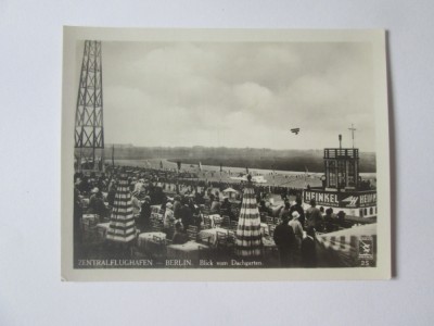 Foto colectie 90x70 mm aeroportul central Berlin din gradina de pe acoperiș foto