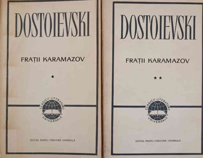 FRATII KARAMAZOV VOL.1-2-F.M. DOSTOIEVSKI-273310