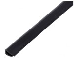 Ecran PVC Negru 10m x 12mm