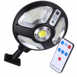 Lampa Stradala Rotunda 40W solar si senzor miscare TELECOMANDA