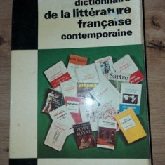 Dictionnaire de la litterature francaise contemporaine- Andre Bourin, Jean Rousselot