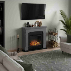 Helmi Solid Grey semineu electric decorativ moden gri