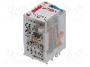 Releu electromagnetic, 60V DC, 6A, 4PDT, serie R4N, RELPOL - R4N-2014-23-1060-WT