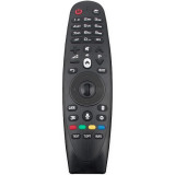 Telecomanda Magic pentru Smart TV LG AN-MR600, x-remote, functie vocala, mouse, pointer, Negru