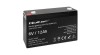 Baterie Qoltec AGM | 6V | 12Ah | max 180