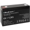 Baterie Qoltec AGM | 6V | 12Ah | max 180