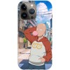 Husa compatibila cu Apple iPhone 13 Pro Max model One Punch Man, Silicon, TPU, Viceversa, Transparent, Carcasa
