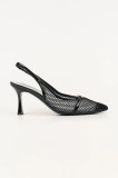 Karl Lagerfeld pantofi cu toc SIENNA culoarea negru, KL32704A