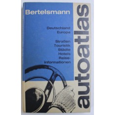 AUTOATLAS BERTELSMANN - DEUTSCHLAND , EUROPA , 1971