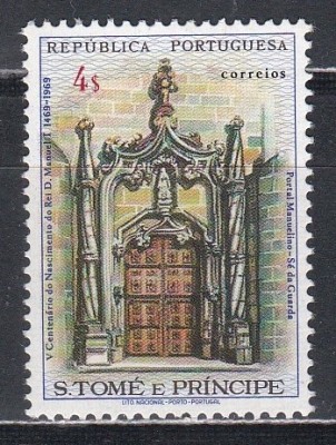 Sao Tome si Principe 1969 - A 500-a aniversare a nașterii regelui Manuel I, MNH foto