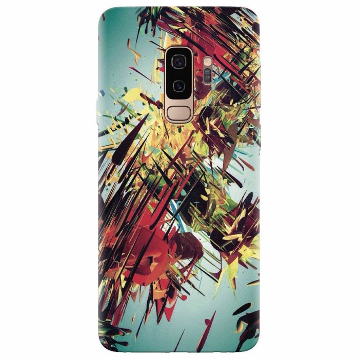 Husa silicon pentru Samsung S9 Plus, Complex Abstract Colorful 3D Drawing