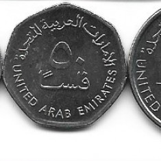 Emiratele Arabe Unite lot 3 monede: 25 si 50 fils, 1 dirham